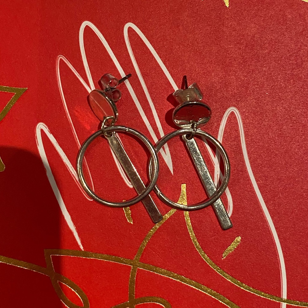 H&M Silver Hoop Earrings